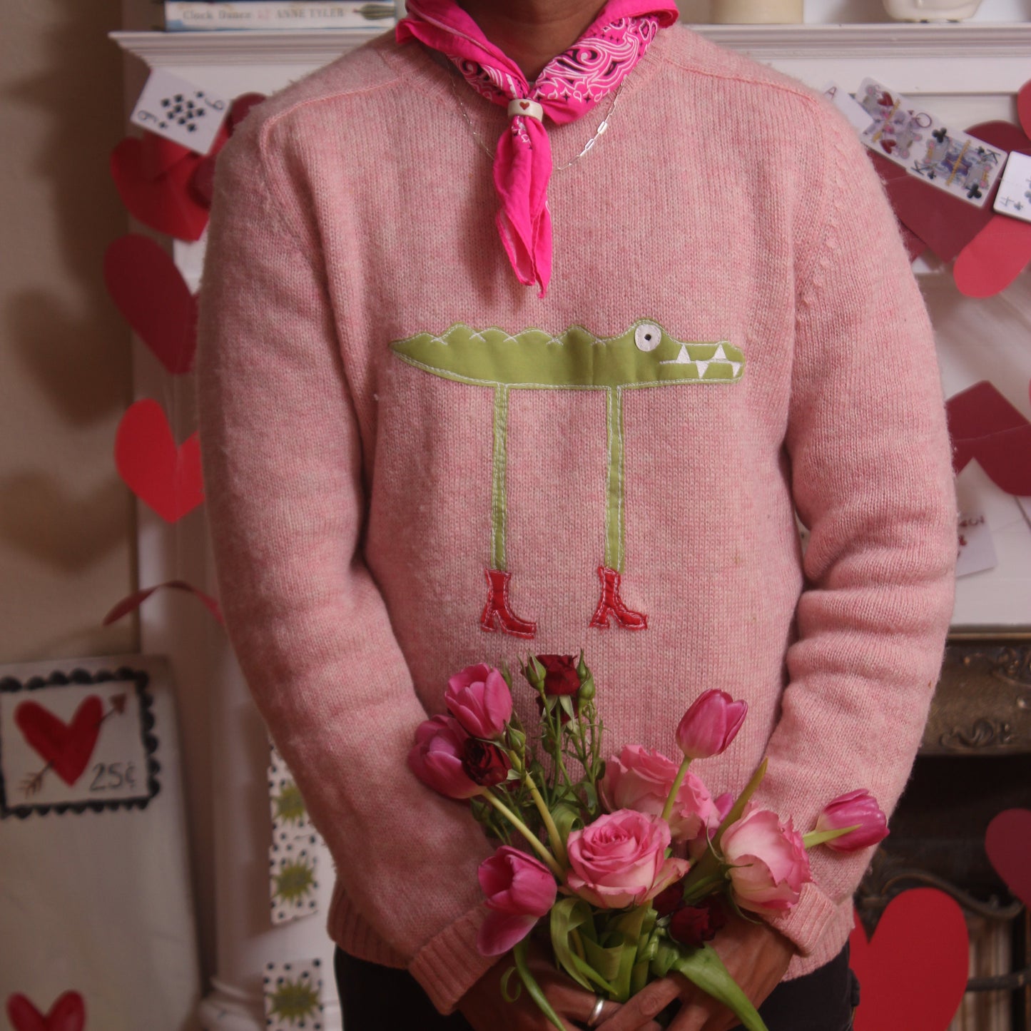 Gator n’ boots WOOL sweater(Large) - Magg's Rags 