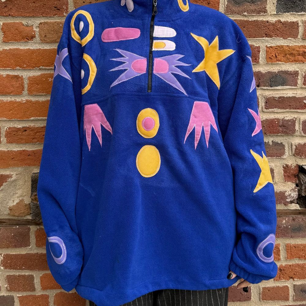 Abstract winter fleece(2XL)