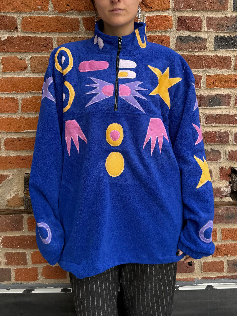 Abstract winter fleece(2XL)