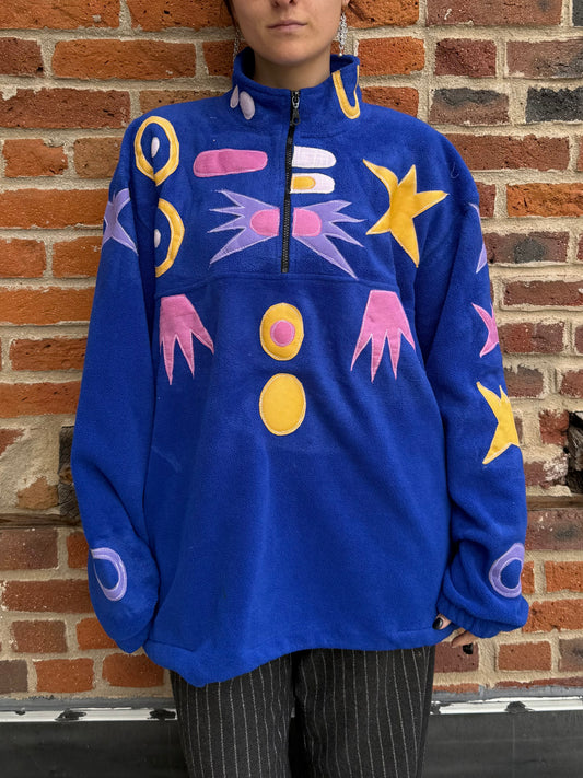 Abstract winter fleece(2XL)