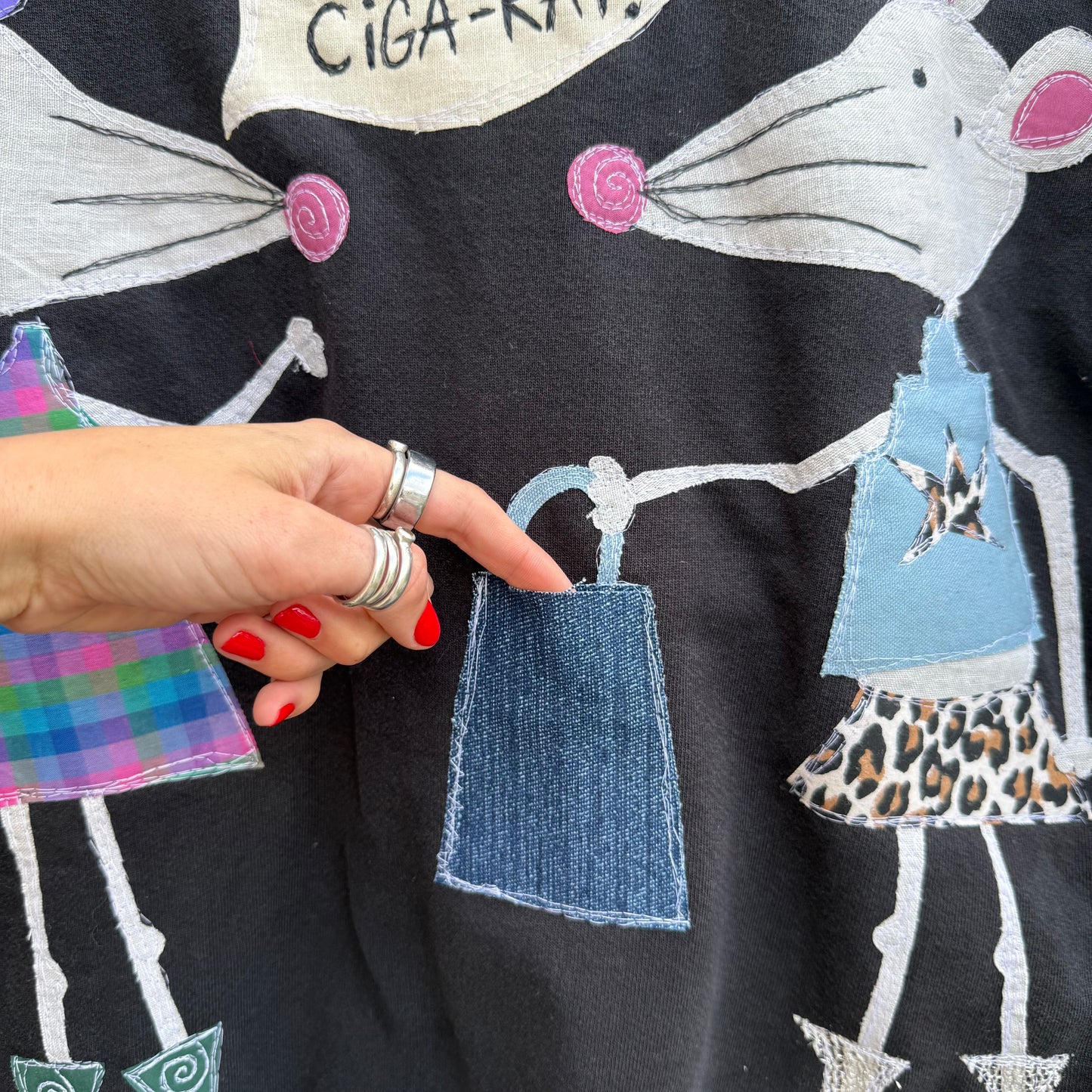 Can I Bum a ciga-rat vintage crew(large)