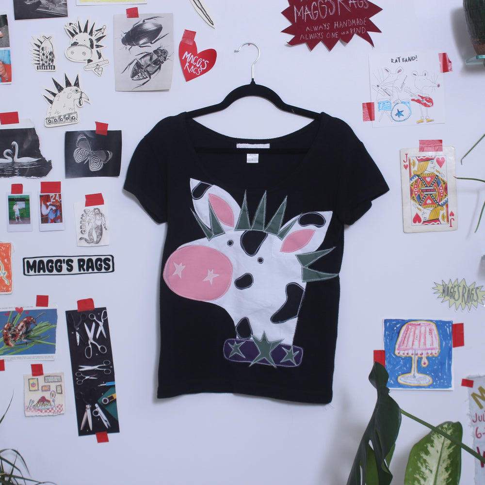 Punk cow tee(large)