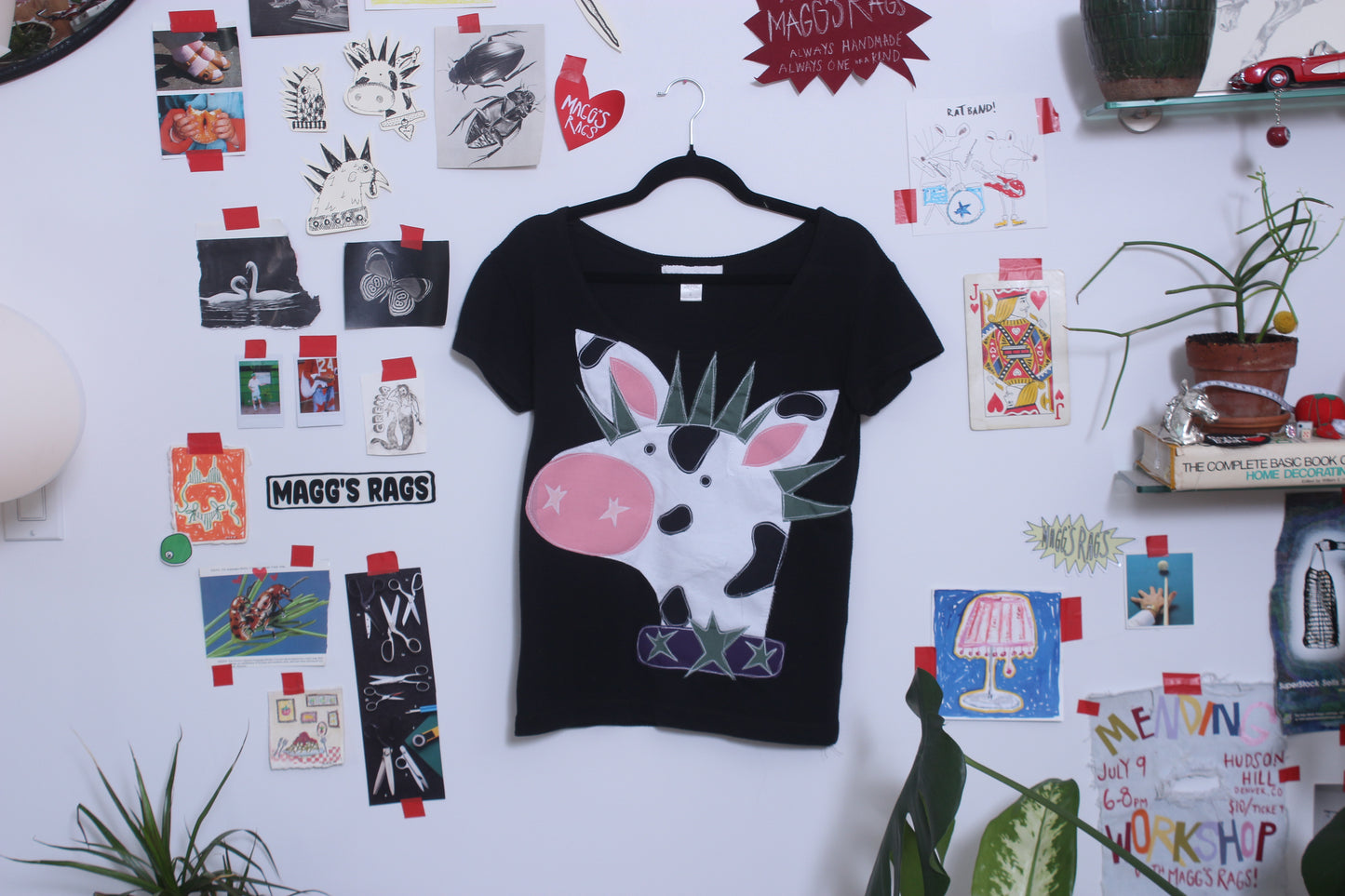 Punk cow tee(large)