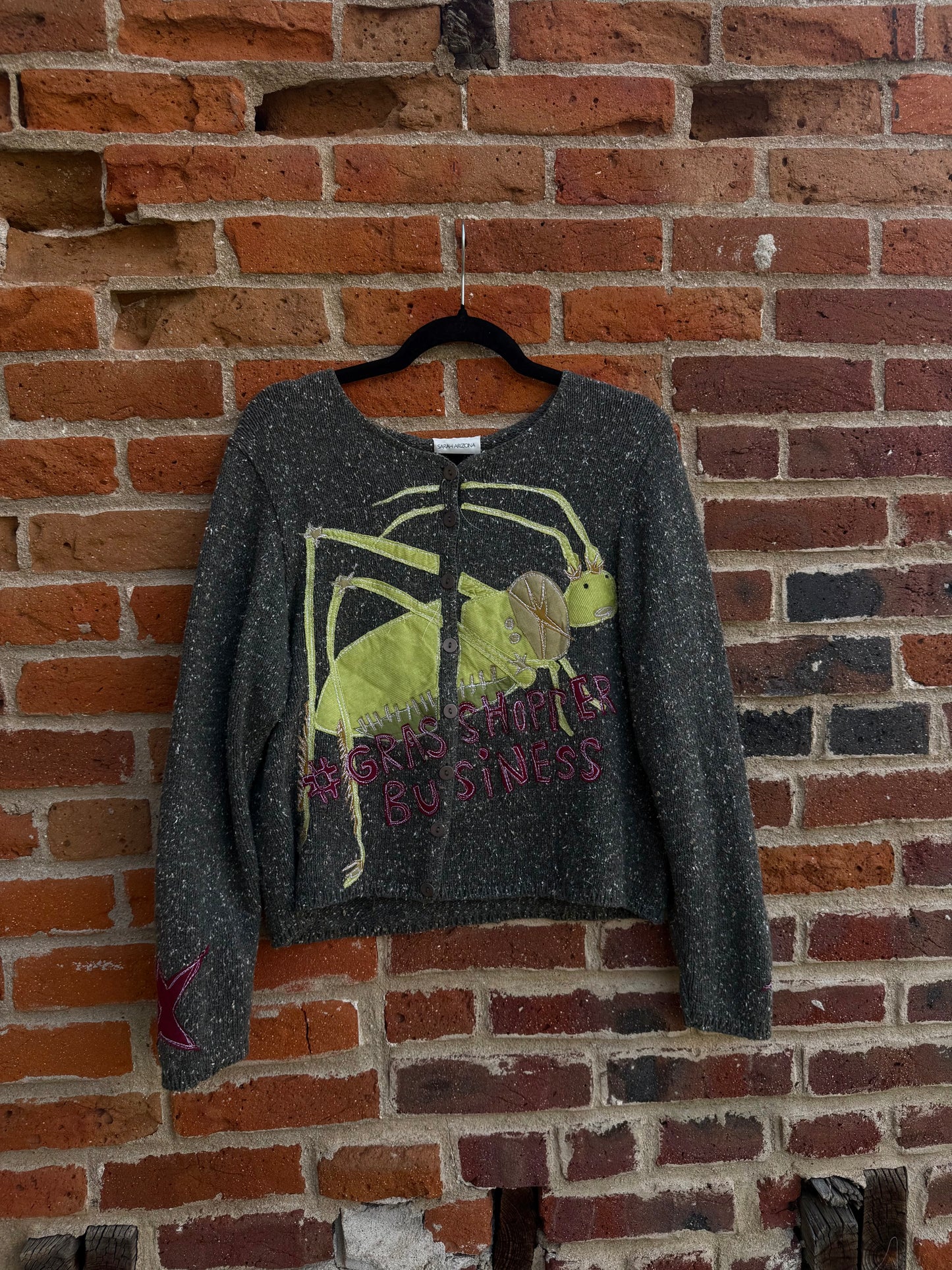 #GrasshopperBusiness cardigan (S/M)