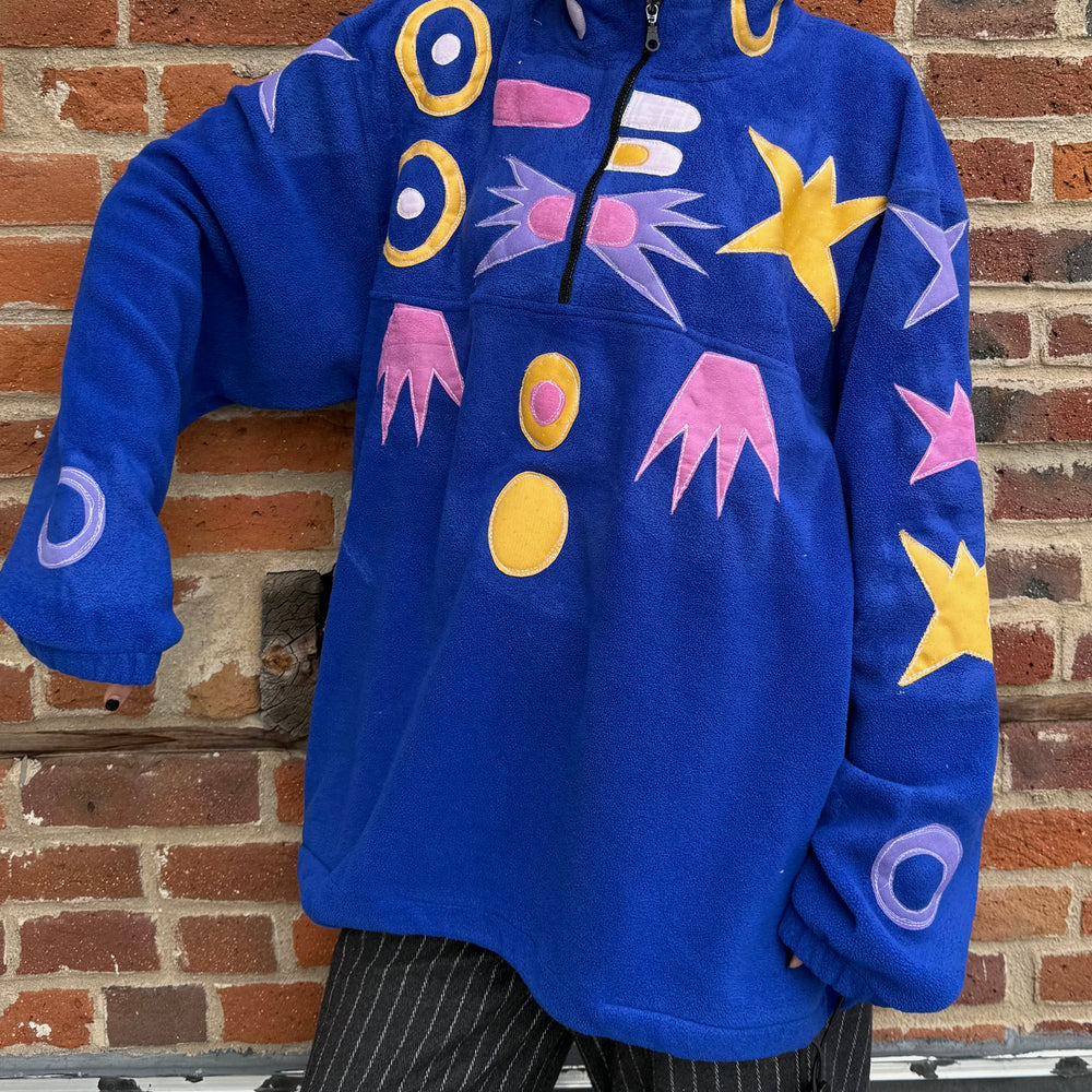 Abstract winter fleece(2XL)