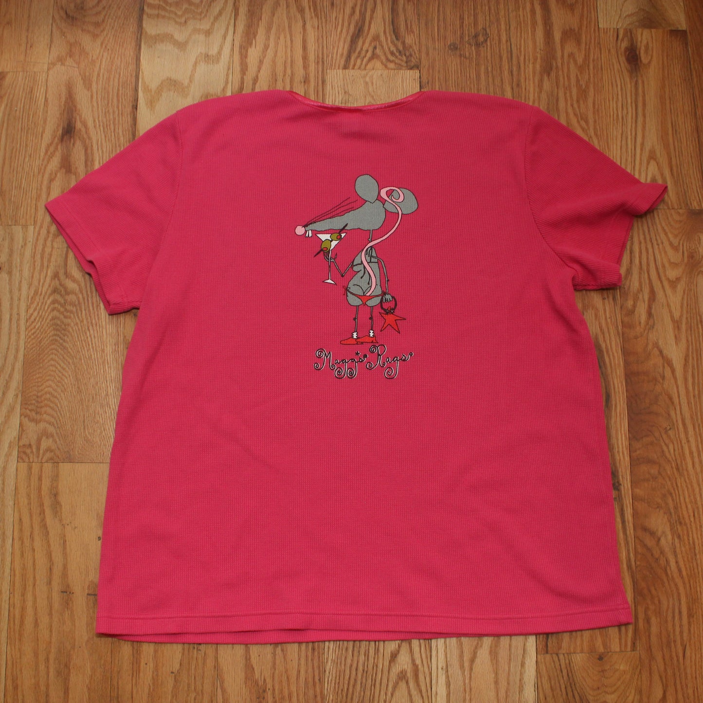 Martini rat front n’ back tee