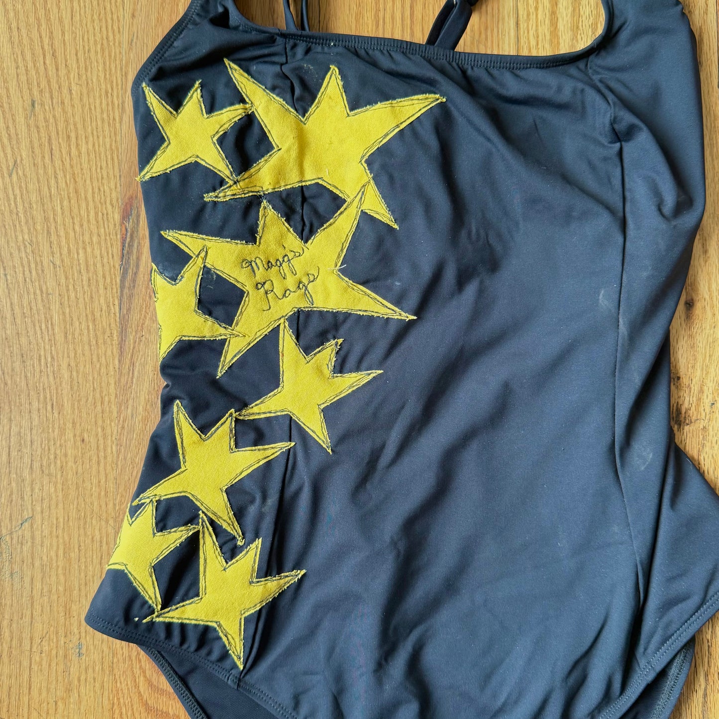Asymmetrical star one piece(XXL)