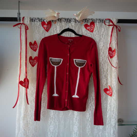 Double espresso martini cardigan(medium)