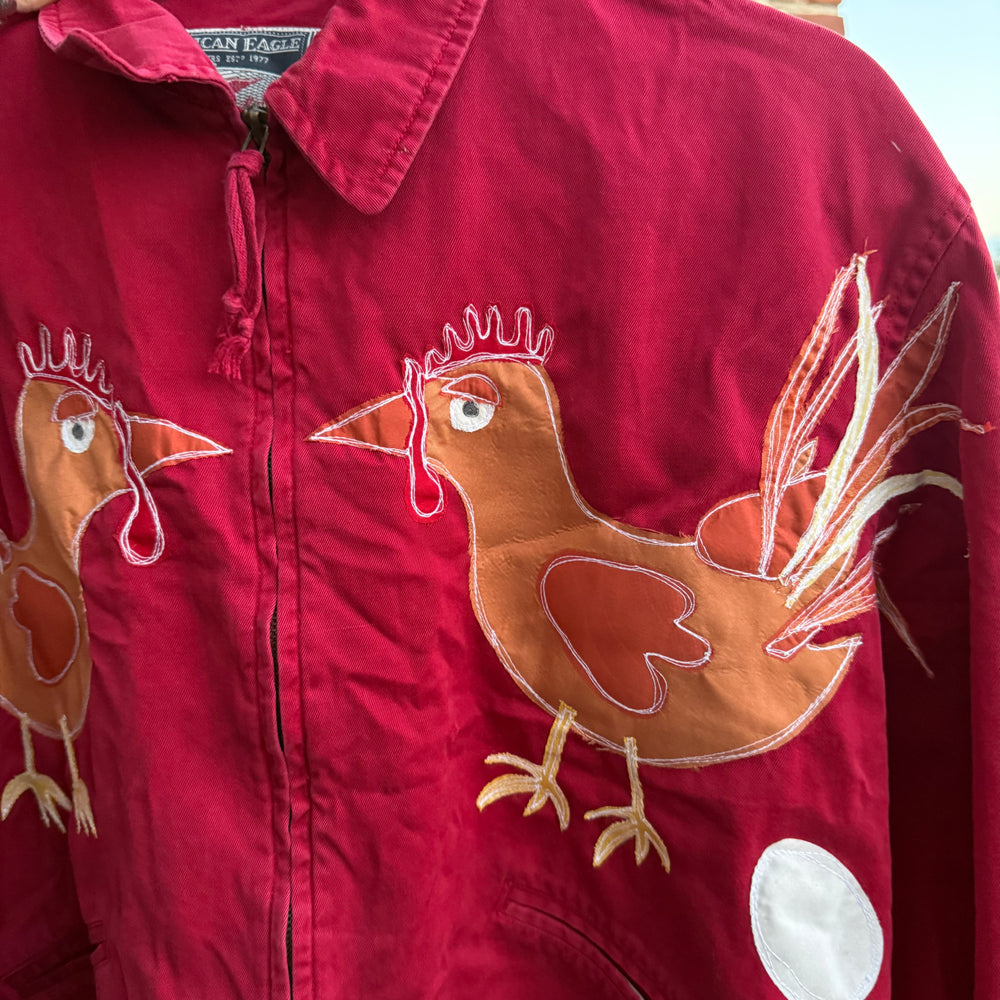 
                      
                        Chicken and EGGS jacket(M/L)
                      
                    