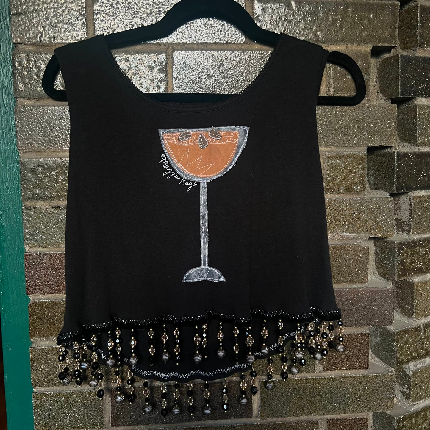 Espresso martini fringe tank(medium)