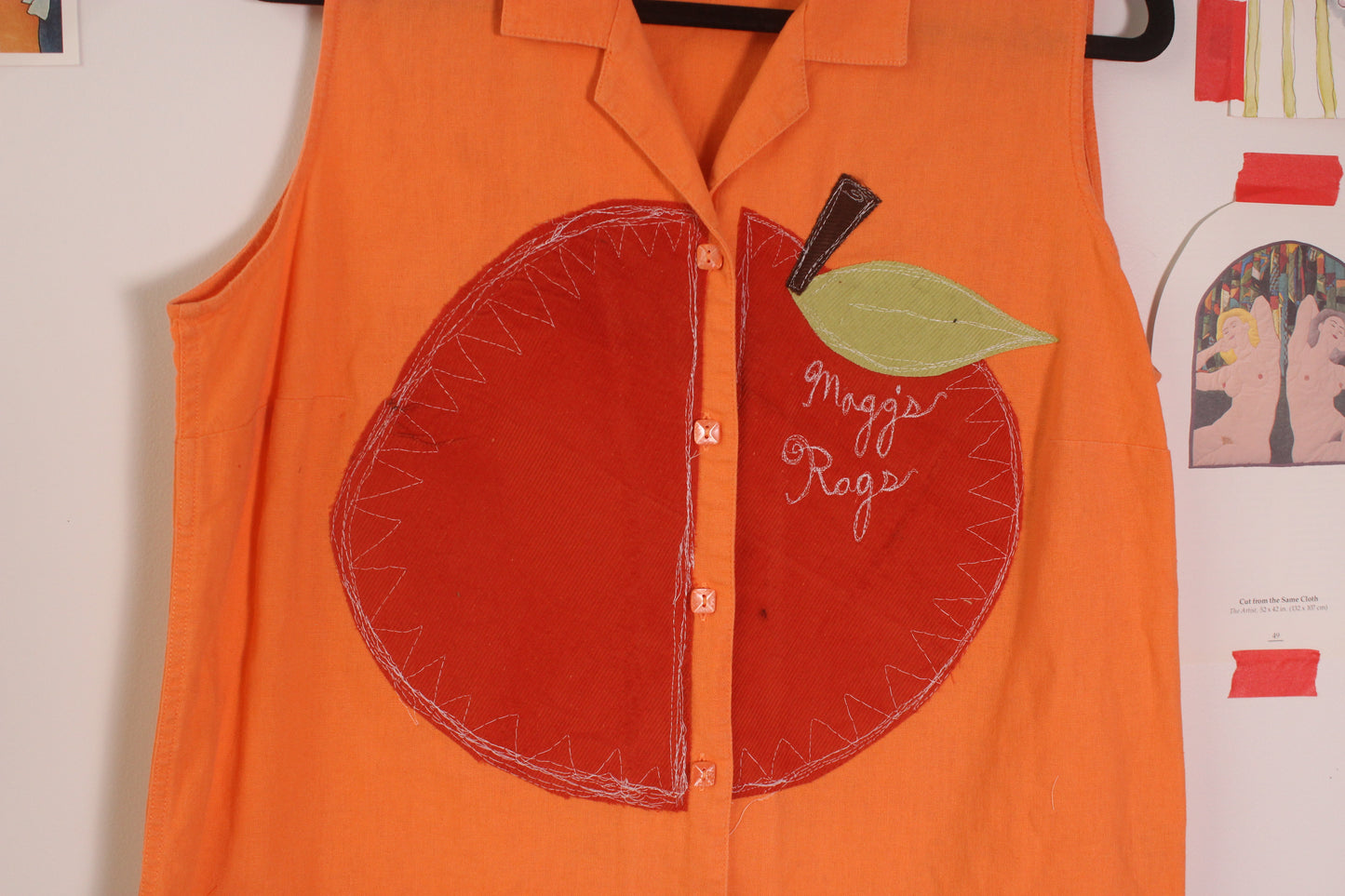 Mega orange button down(XL)