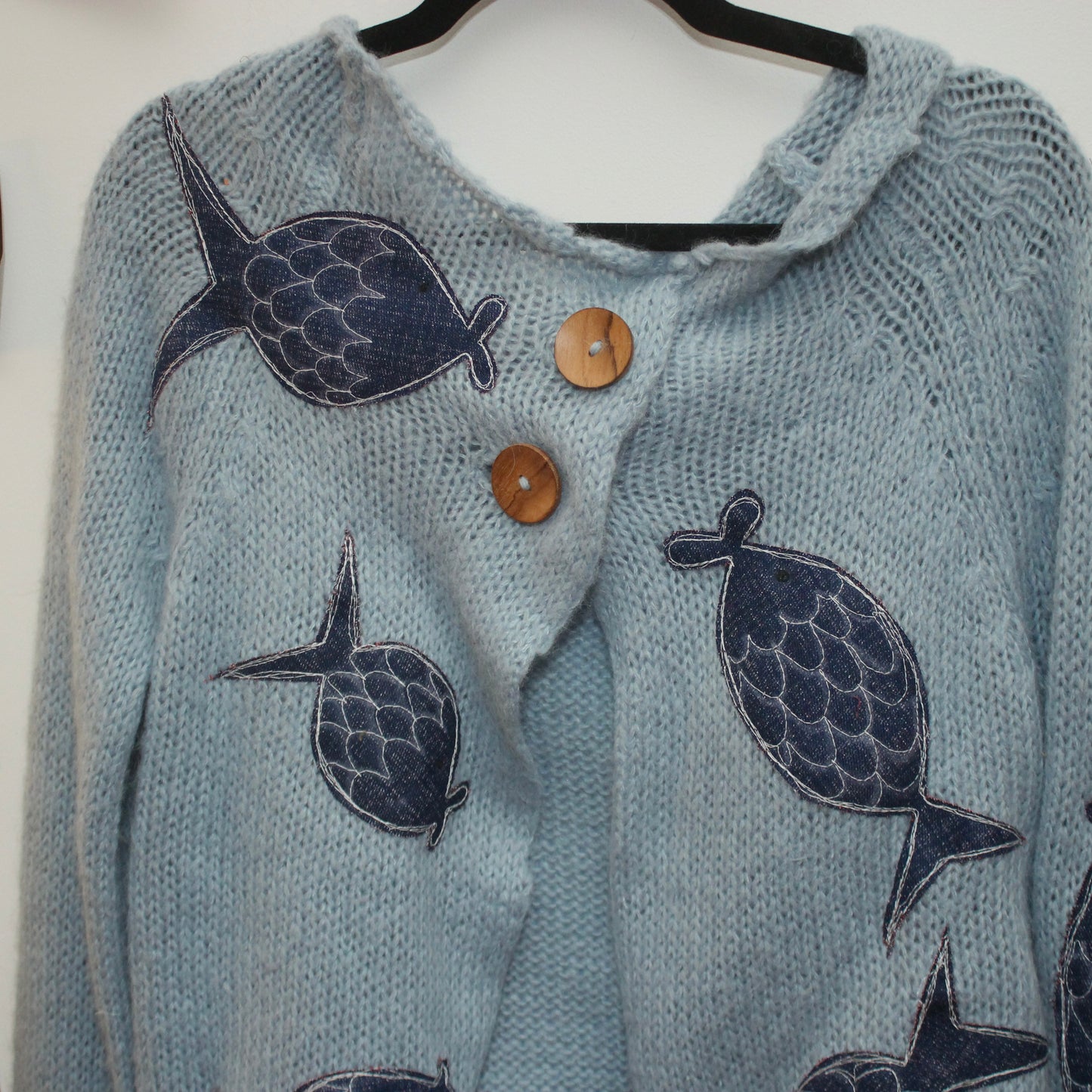 Fish fish fish cardigan(medium)