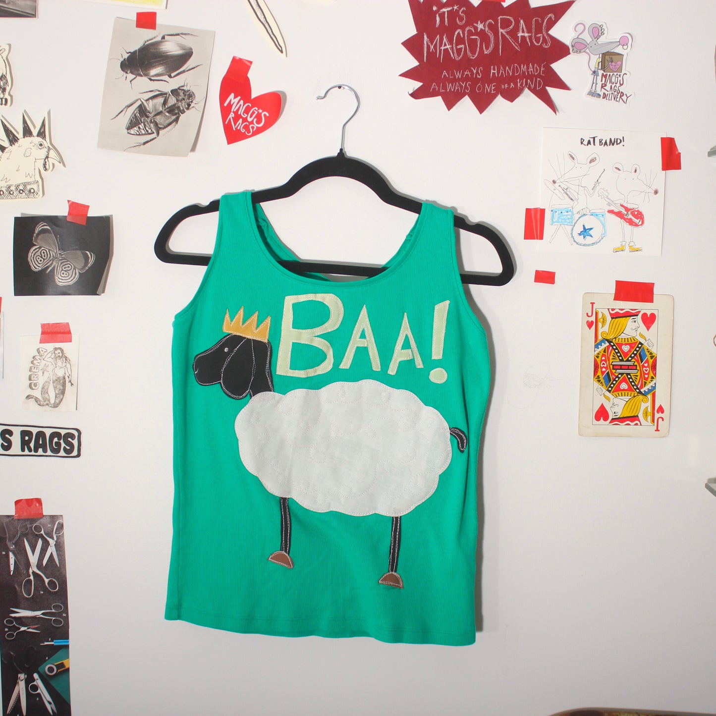 BAAAA sheep tank(large)