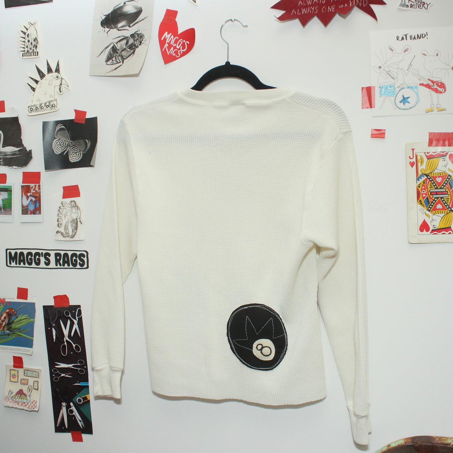 Billiards waffle long sleeve(small)