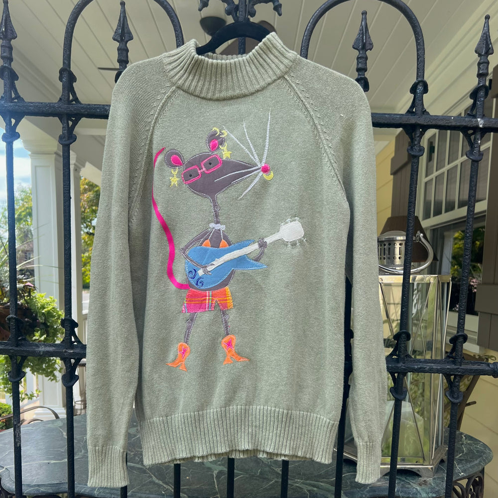 Miss rockin rat sweater(large)