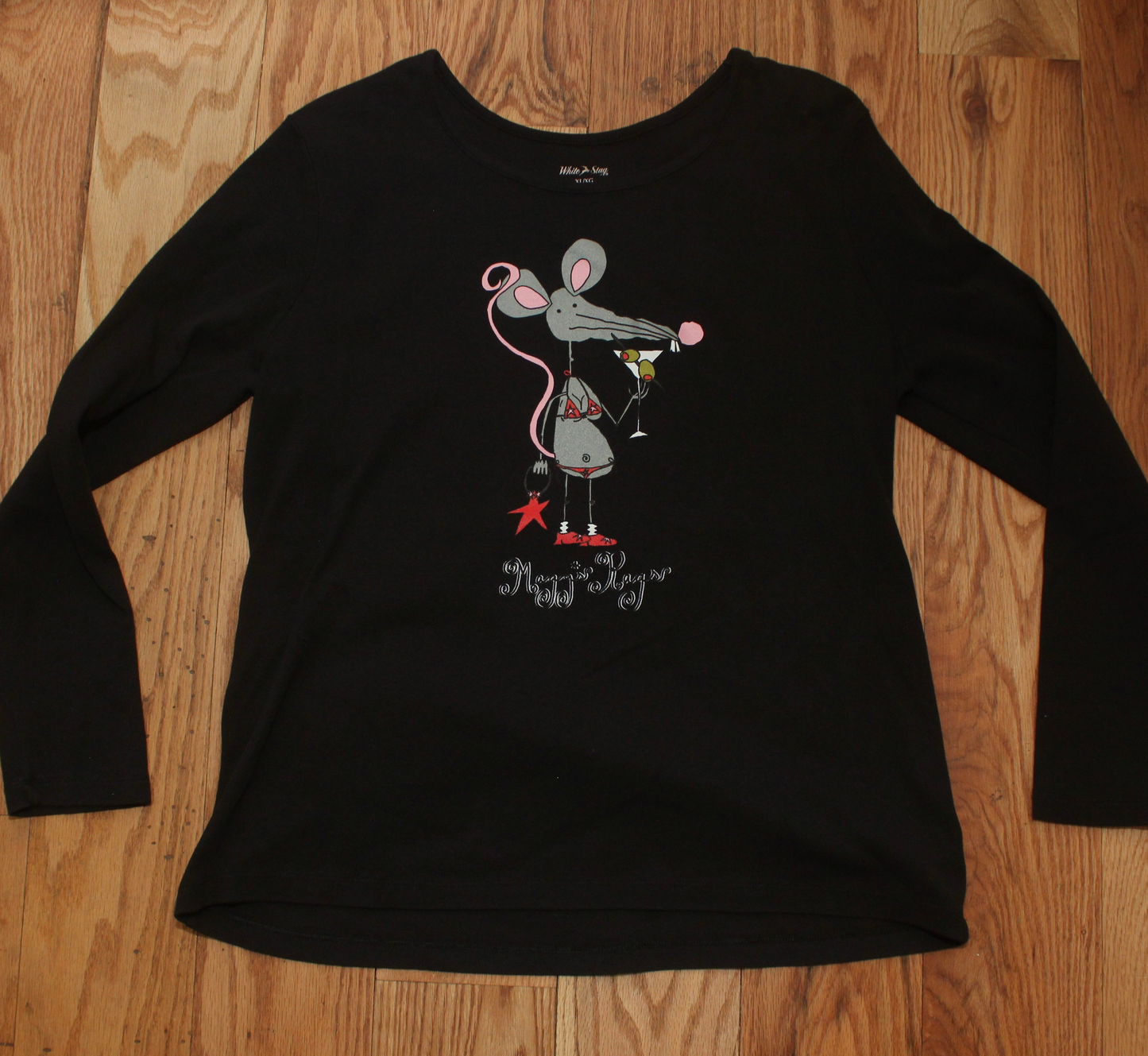 Martini rat front n’ back long sleeve tee