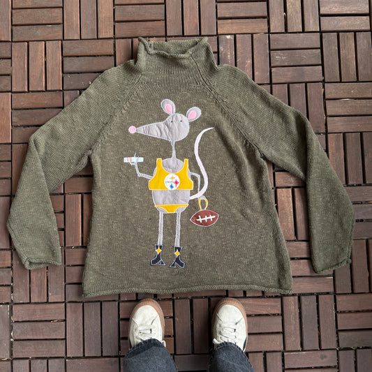 Pittsburgh Yinzer rat sweater(XL)