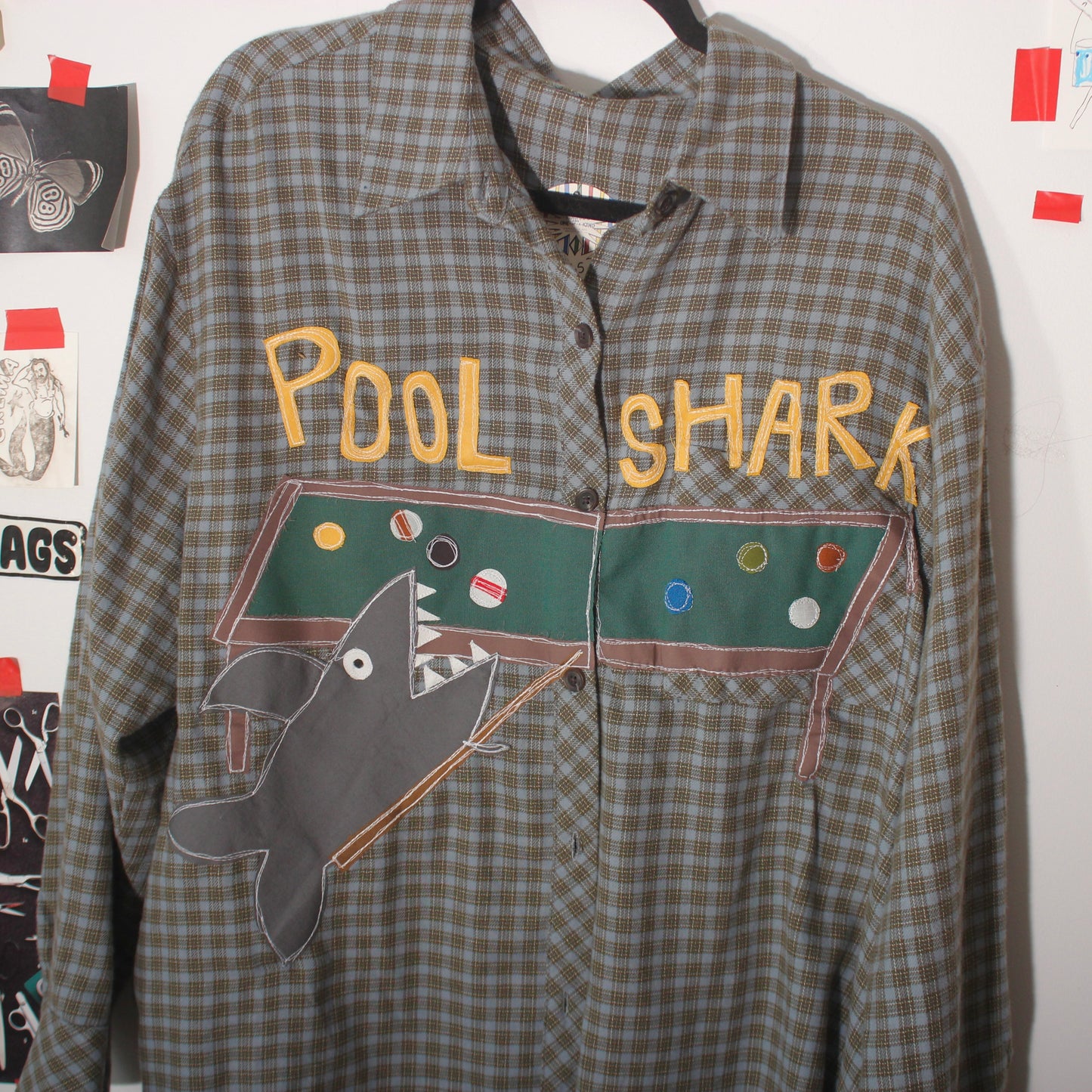 Pool shark button down(XL)