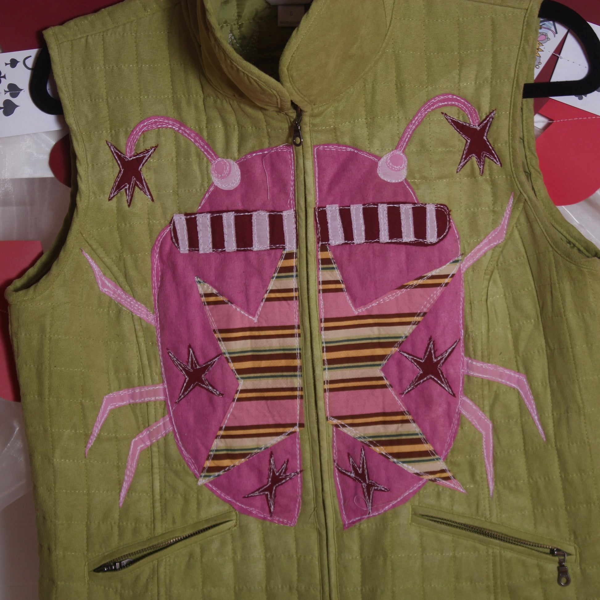 Abstract bug vest(medium) - Magg's Rags 