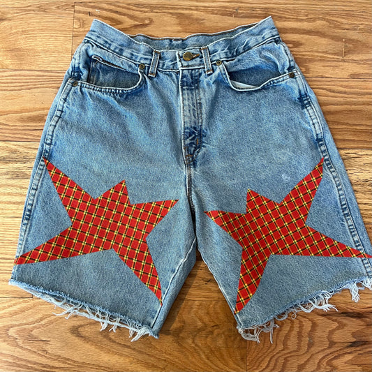 Plaid star jorts(26)