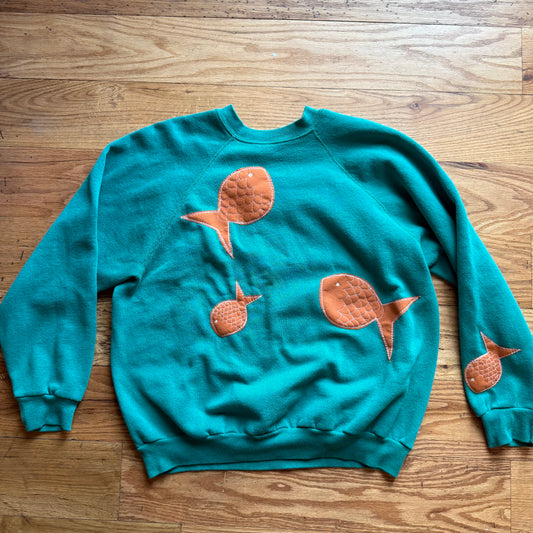 All over fish crew(medium)