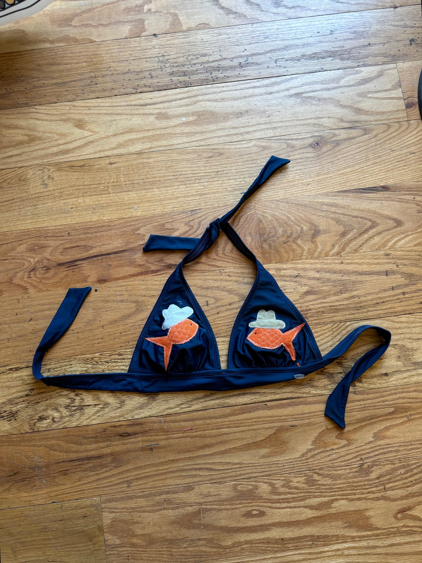 Cowboy fish bikini top(large)