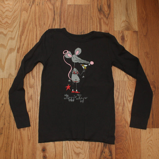 Martini rat front n’ back long sleeve tee(XS)