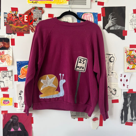 Snail MPH crew(medium) - Magg's Rags 
