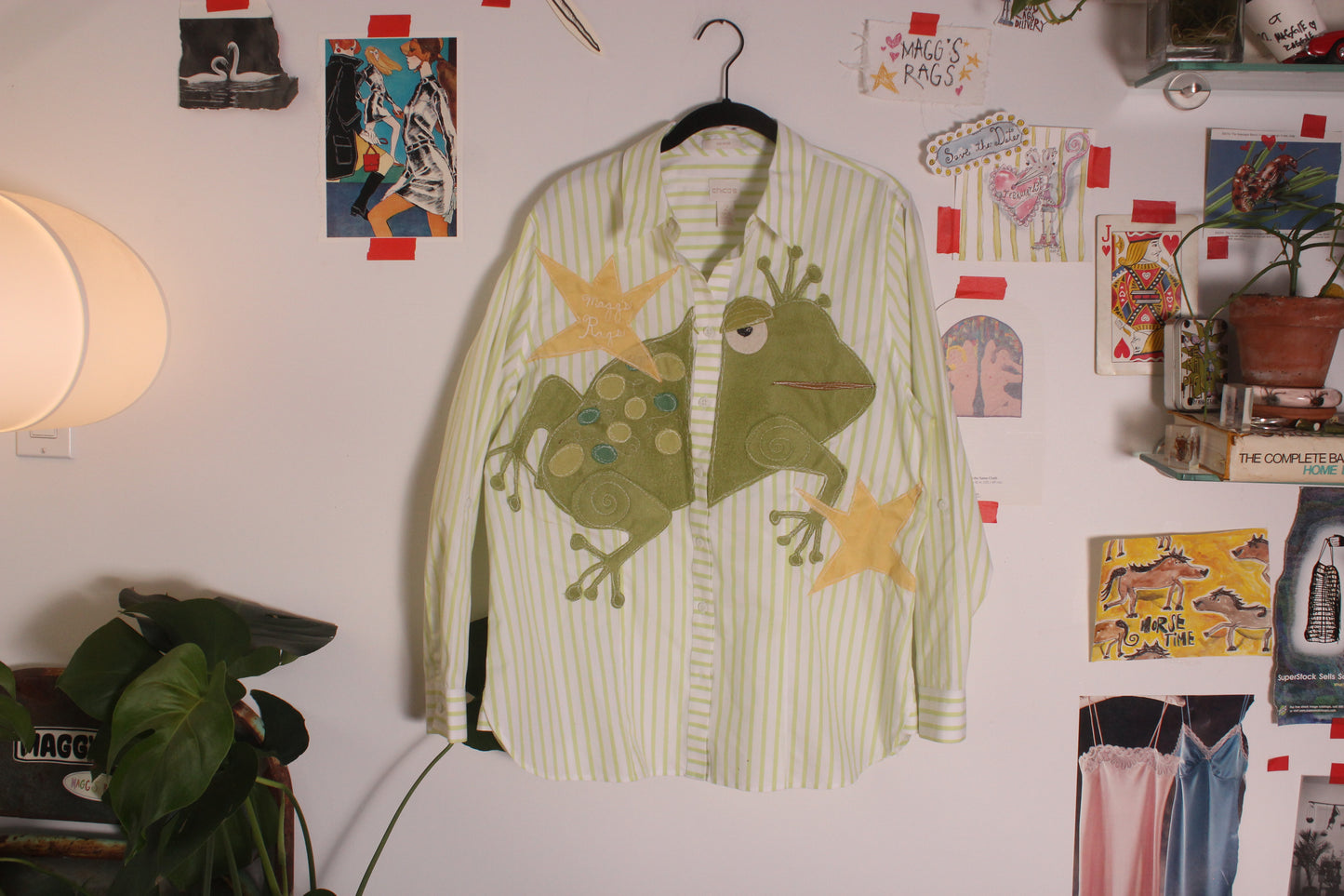Frog n’ stars button down(XL)