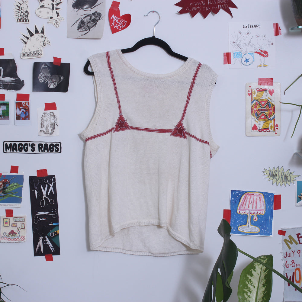 TINY bikini sweater vest(medium)