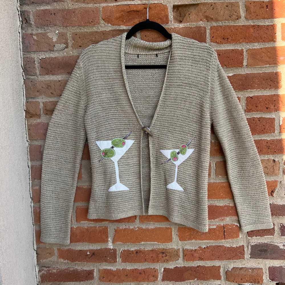 Split front martini sweater(small)