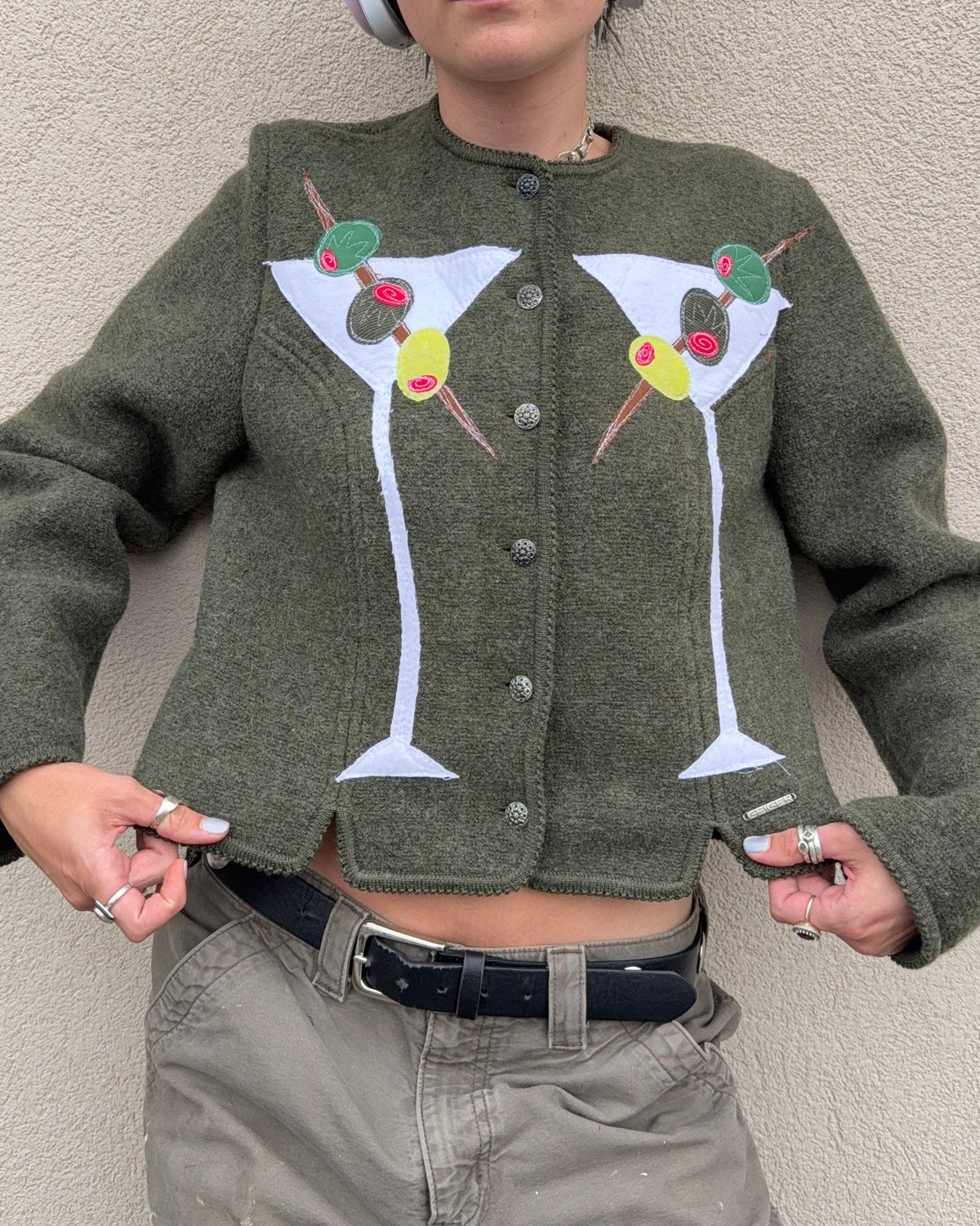Martini x 2 wool shacket(S/M)