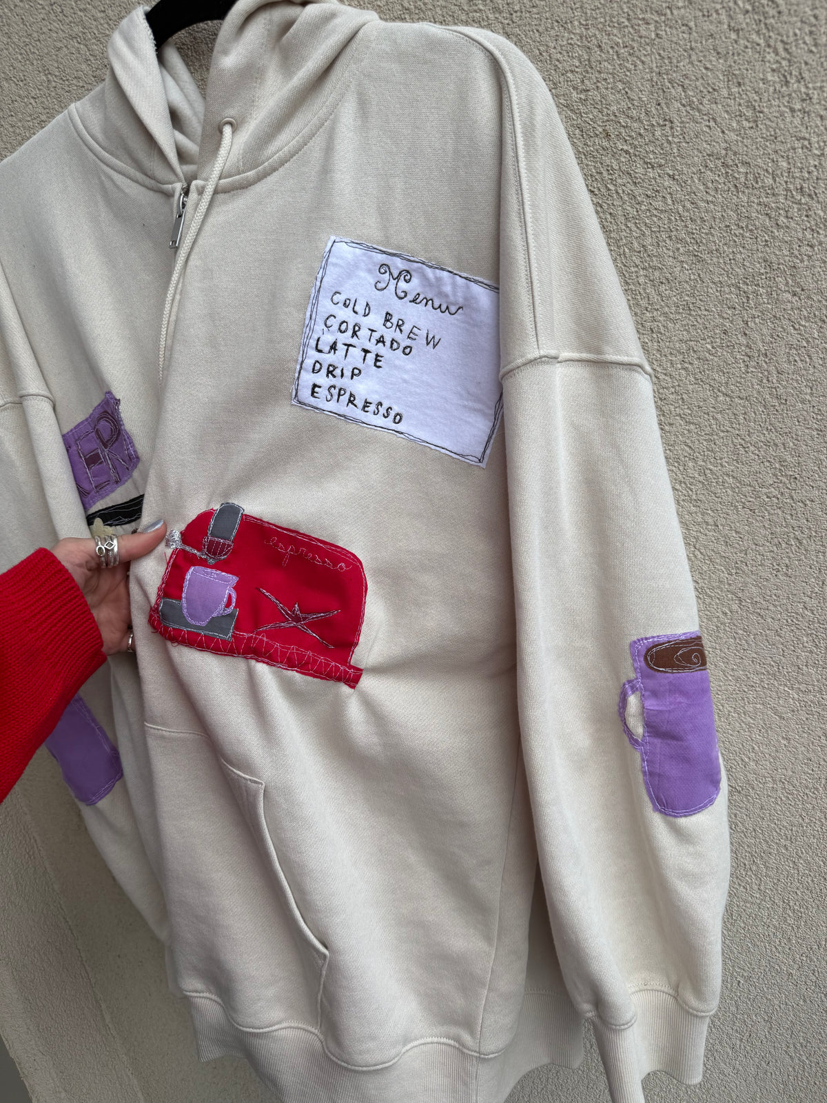 Around the cafe zip up(L/XL)