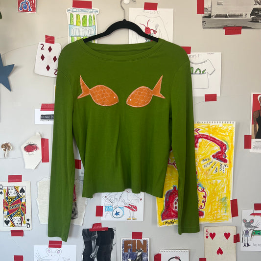 Fish(•)(•)’s tee(medium)