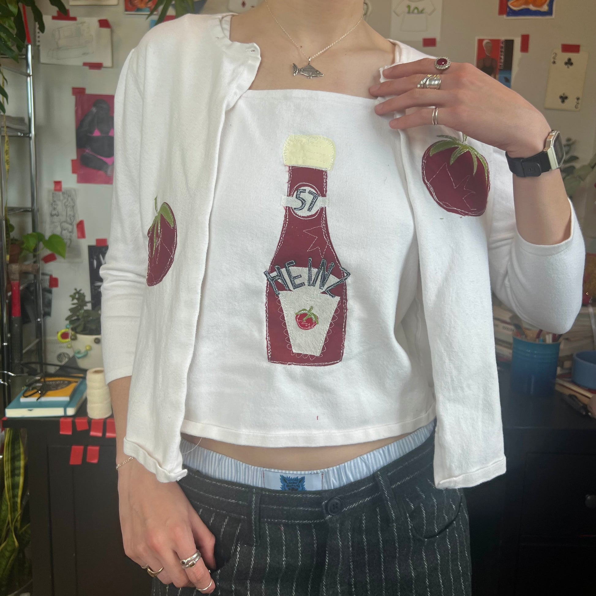 Tomato ketchup sweater set(medium) - Magg's Rags 
