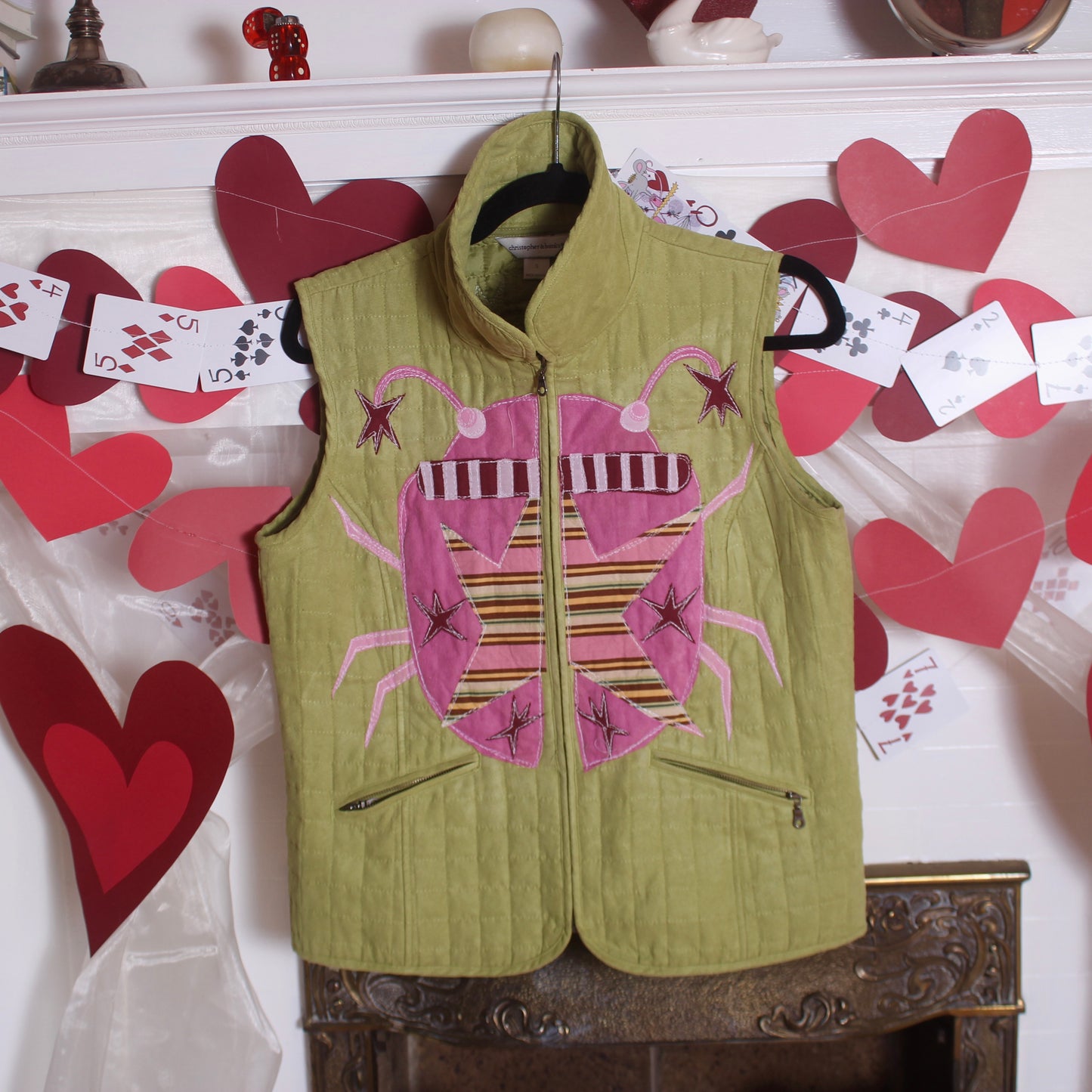 Abstract bug vest(medium) - Magg's Rags 