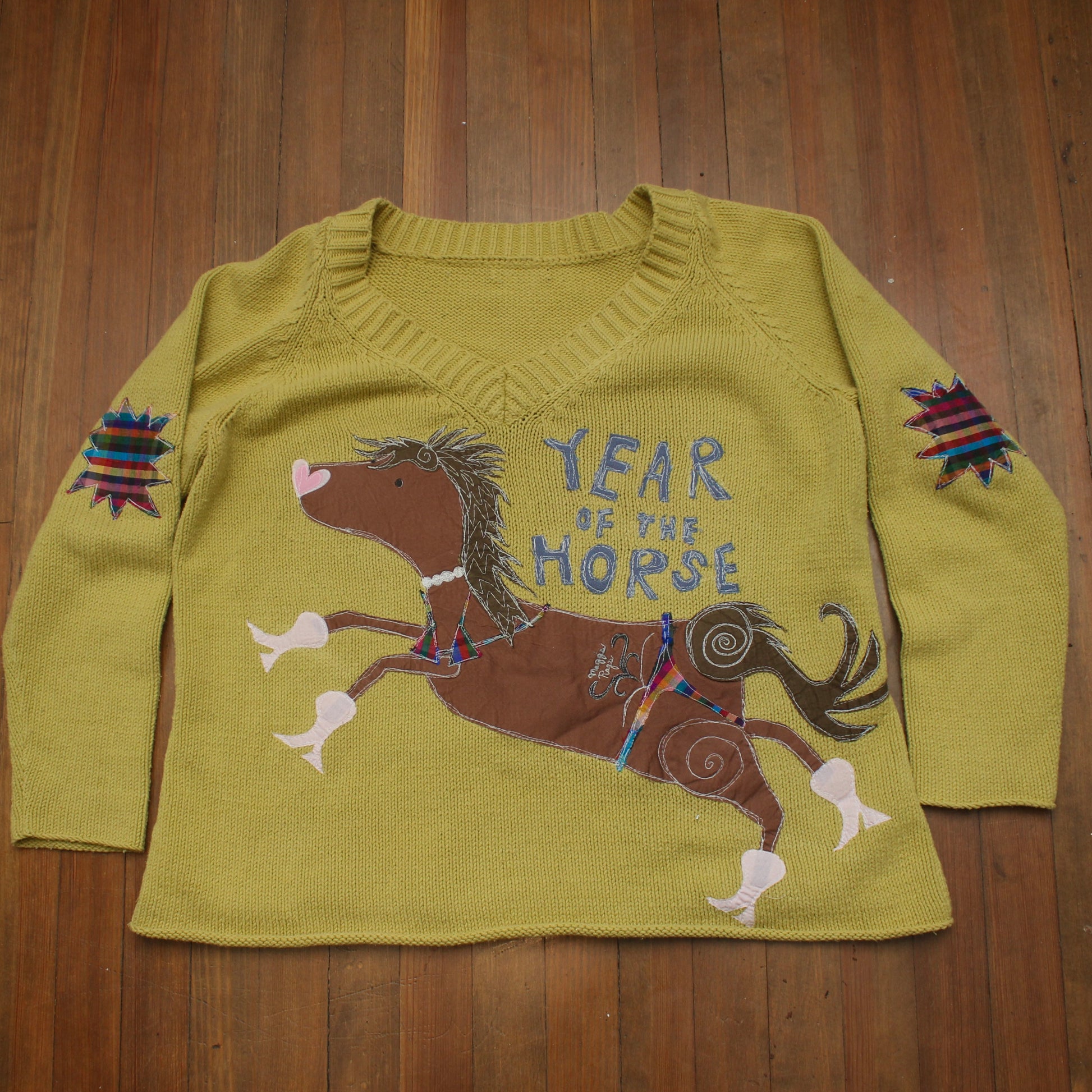 Year of the horse sweater(large) - Magg's Rags 