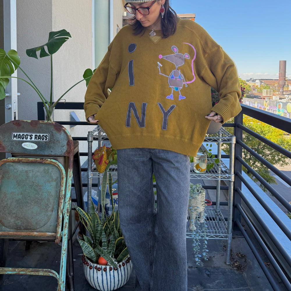 I 🐀 NY sweater(XL)