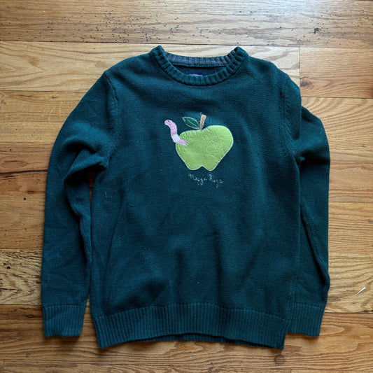Worm n’ apple sweater! (Large)