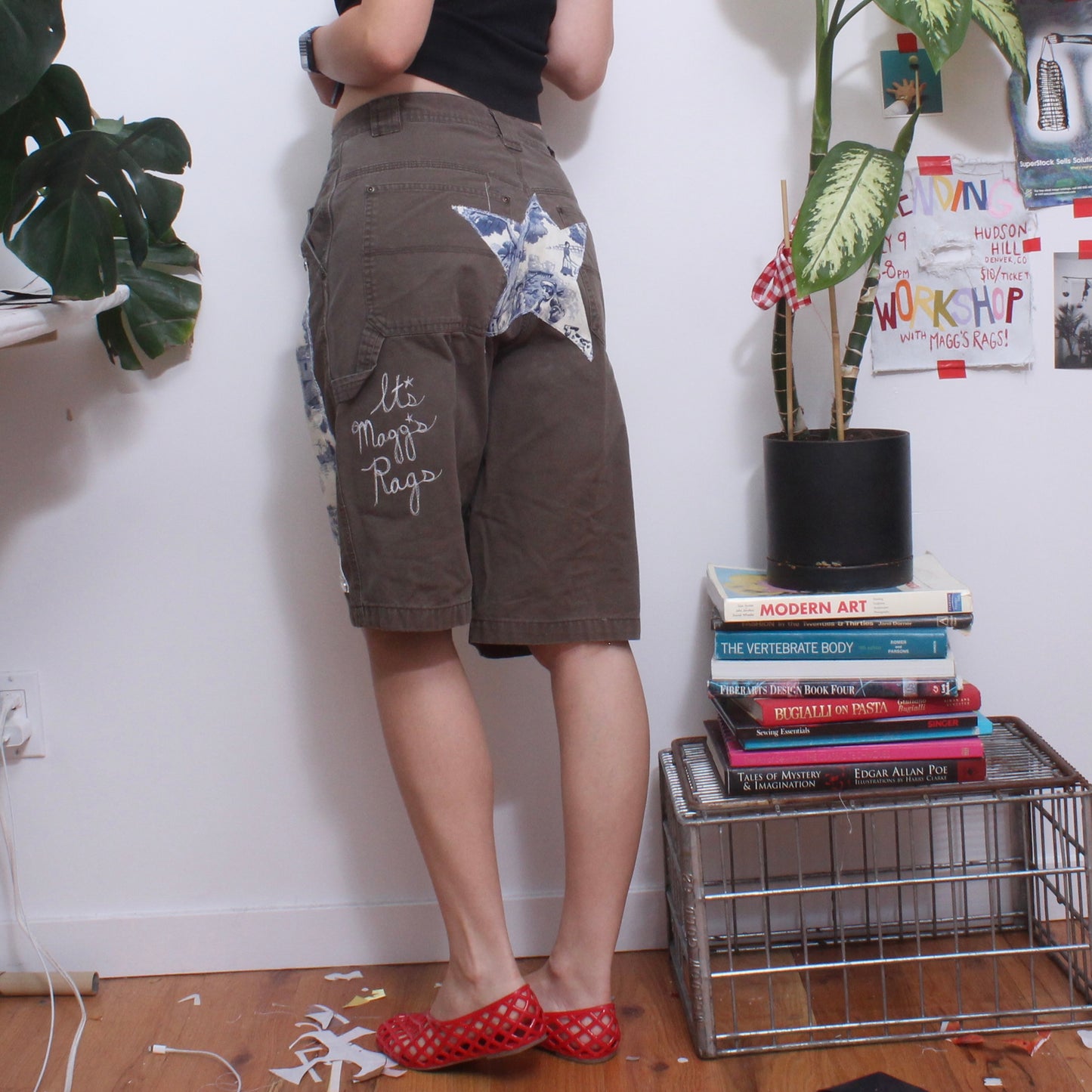 Double knee toile shorts(30)