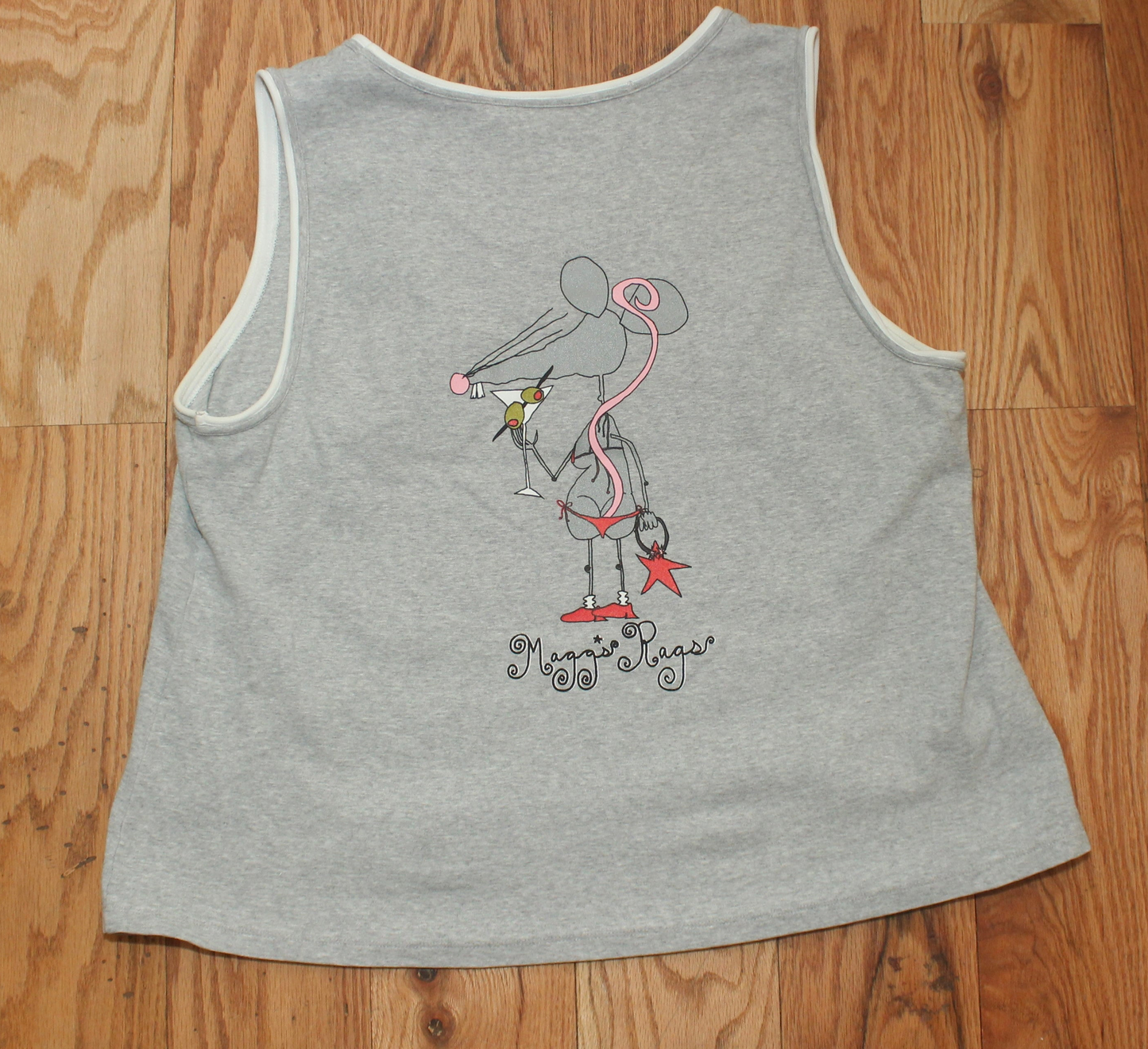 Martini rat front n’ back tank(2XL)