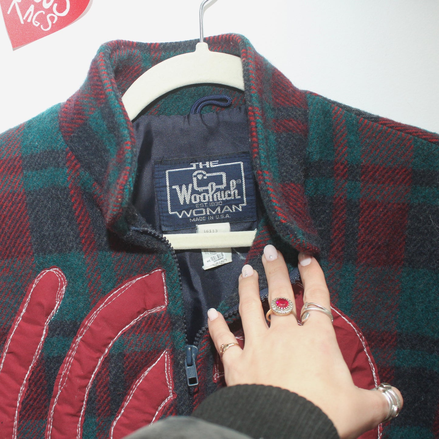 Swirl n’ star woolrich coat(XS)