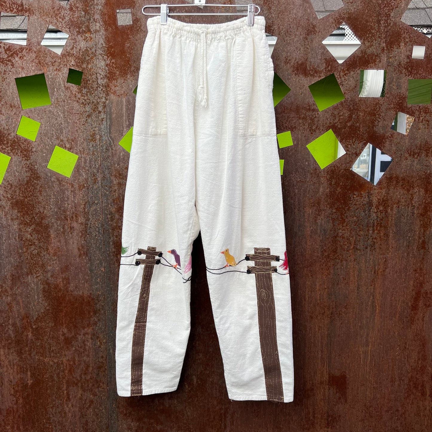 Birds on a wire pants(s/m)