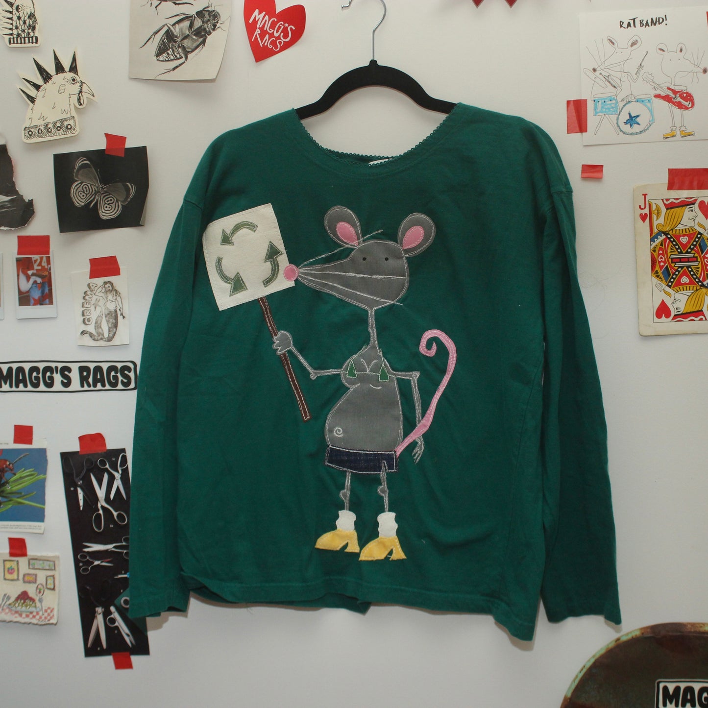 Miss recycle rat long sleeve(XL)