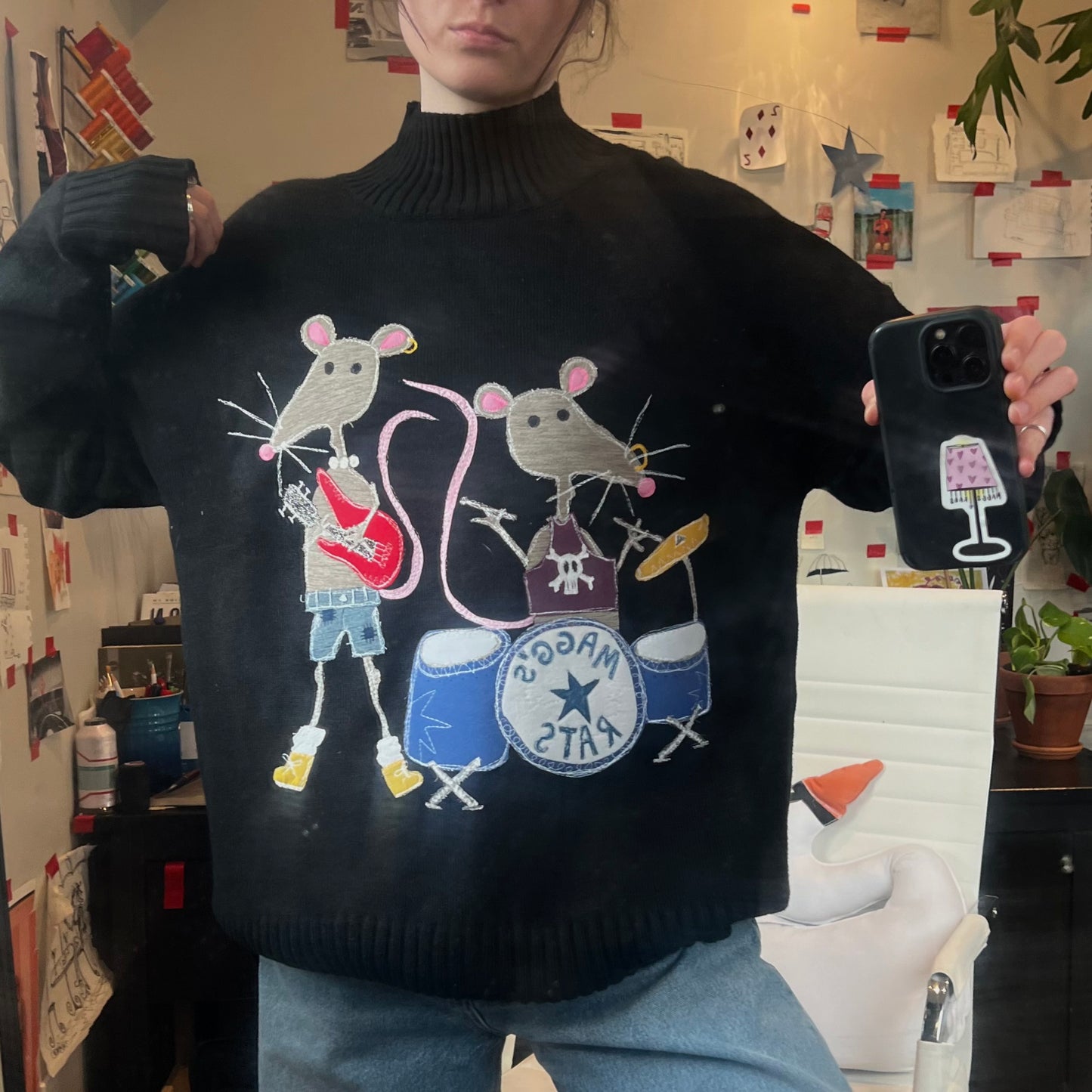 Rat band sweater(XXL)