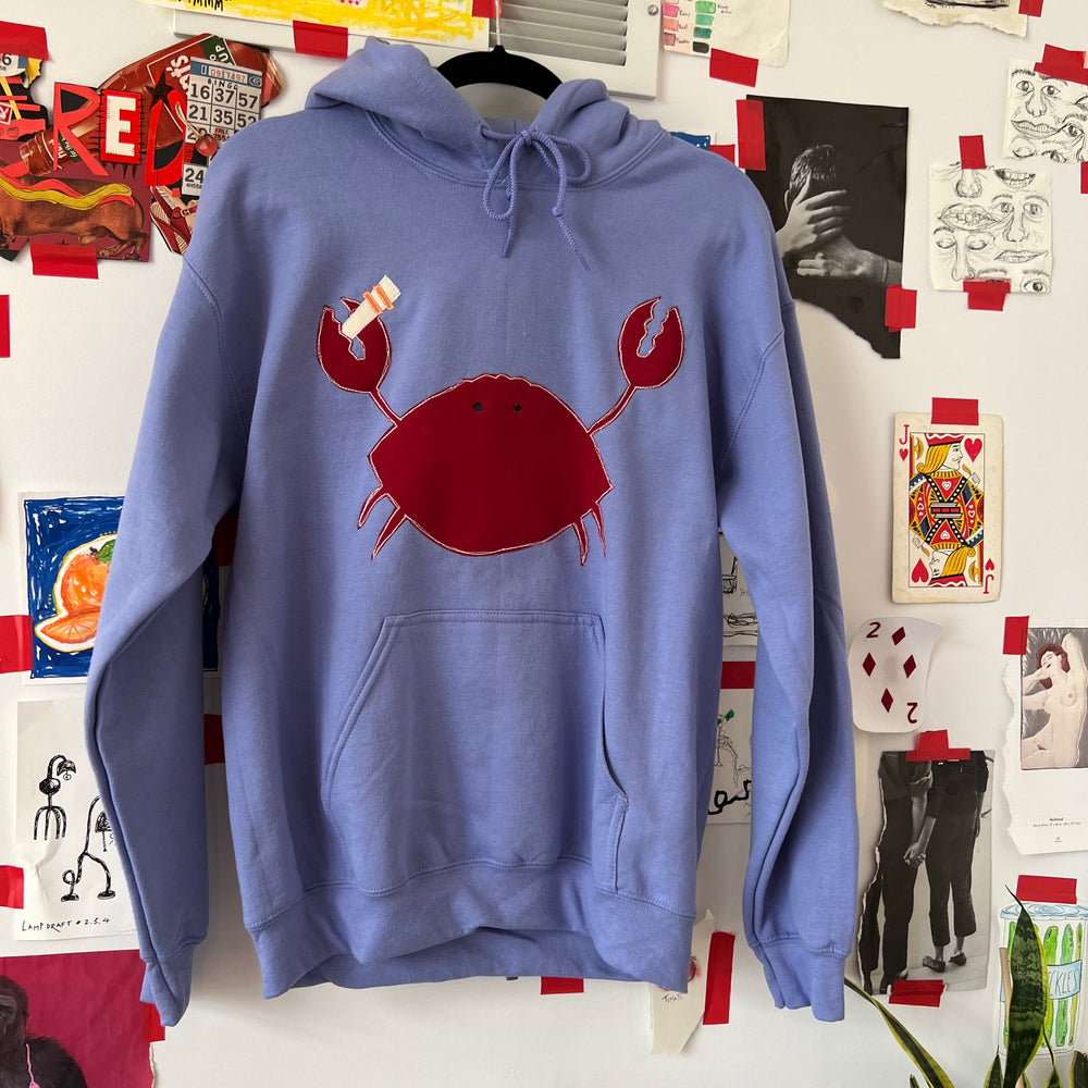 Crab-ciggy sweatshirt(medium)