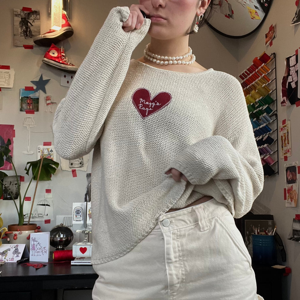 Magg’s Rags <3 sweater (medium)