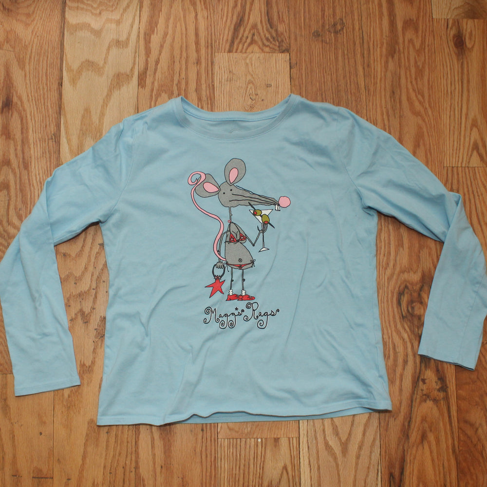 Martini rat front n’ back long sleeve tee(small)