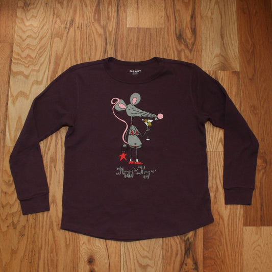 Martini rat front n’ back long sleeve tee(XL) - Magg's Rags 