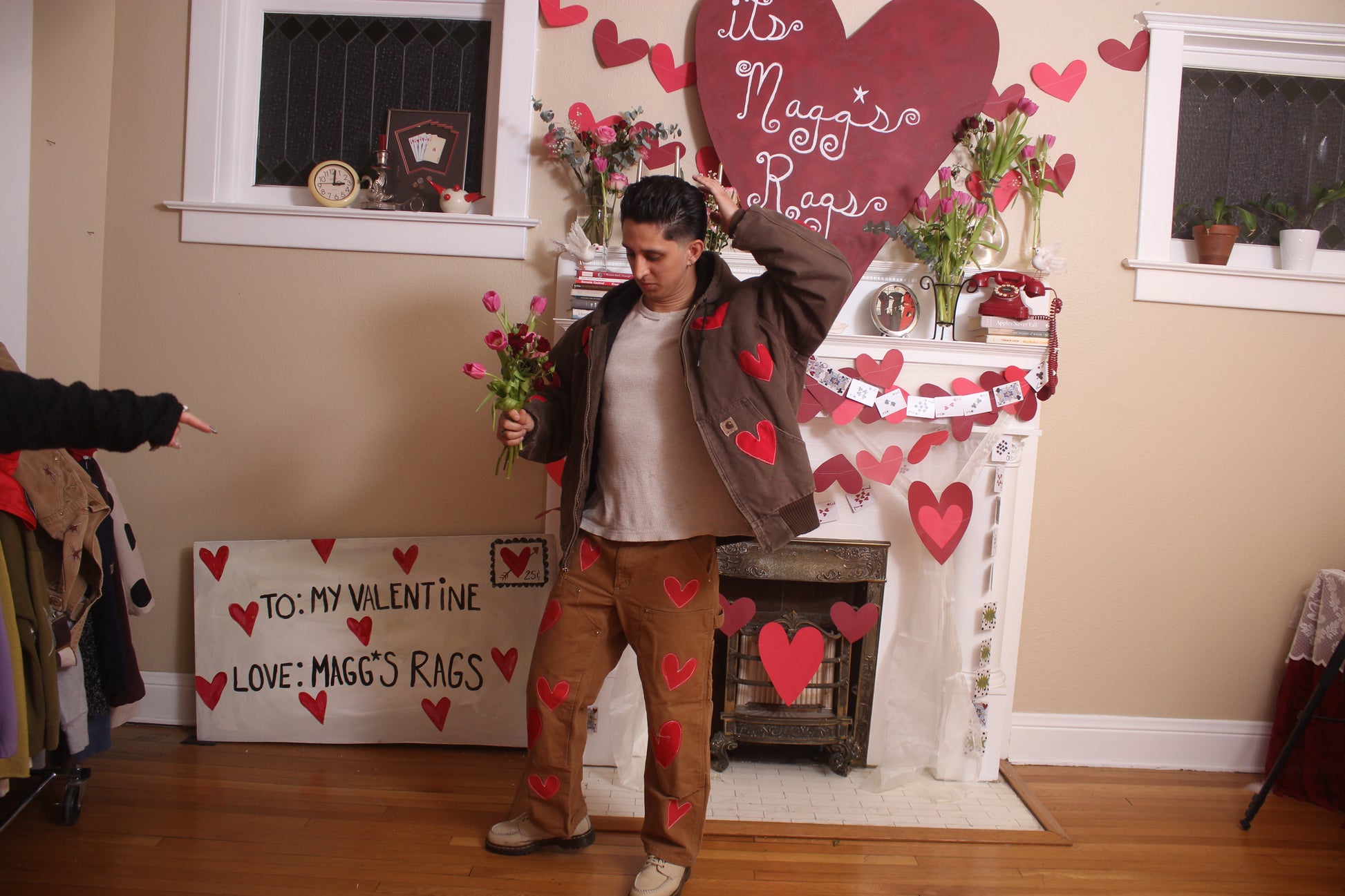 Car-heart double knee pants(36x30) - Magg's Rags 